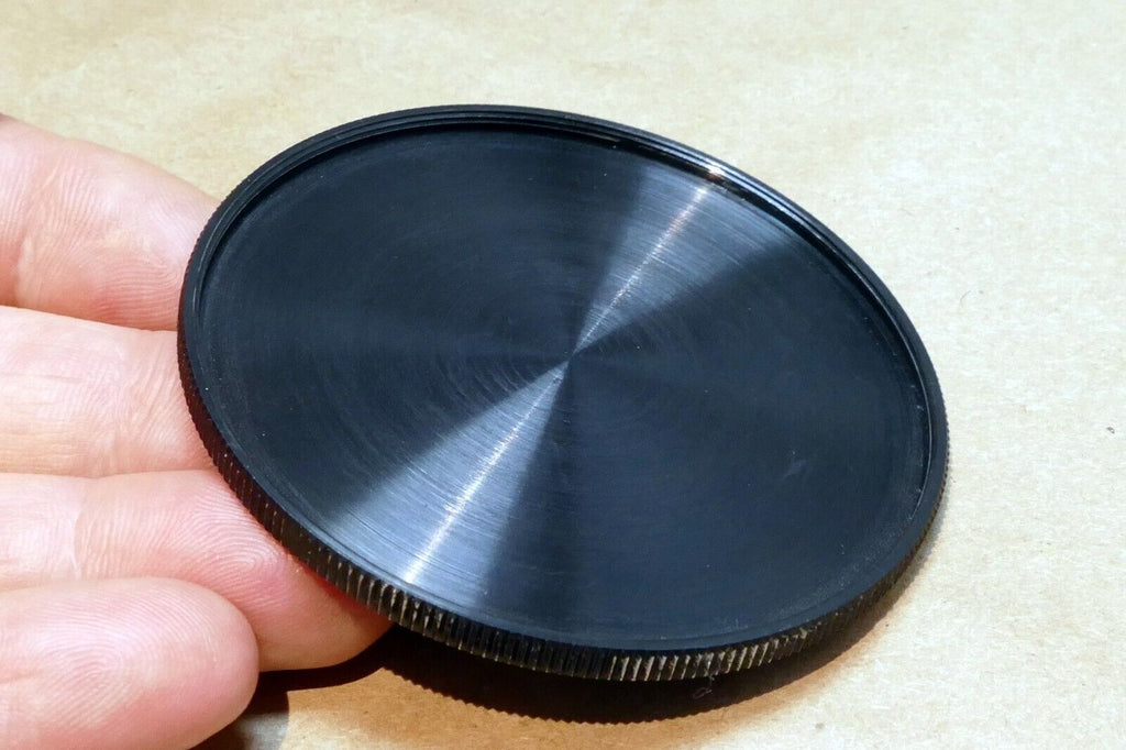 Female Thread 72mm Metal Lens Cap threaded screw in for stacking