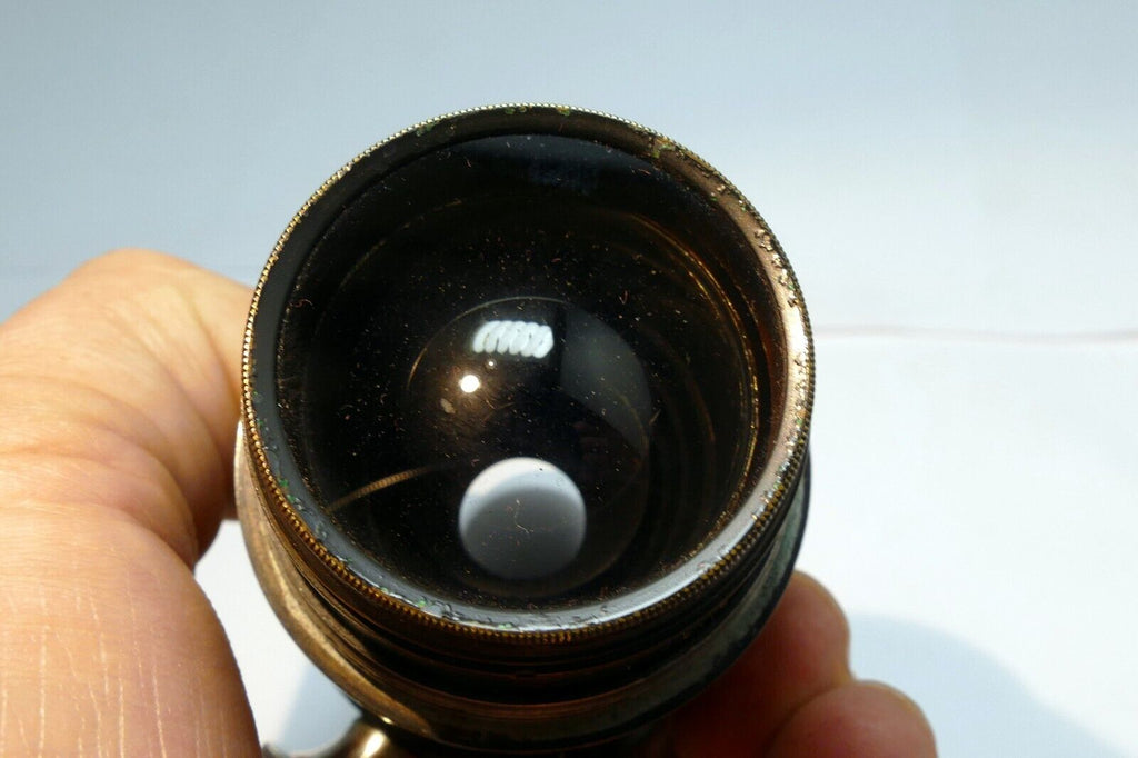Goerz Berlin 60mm Tele Lens brass lens with focusing tube IIIa