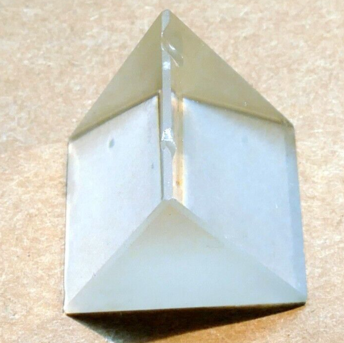 26mm Optical glass right angle prism 90 degree total reflection measurement