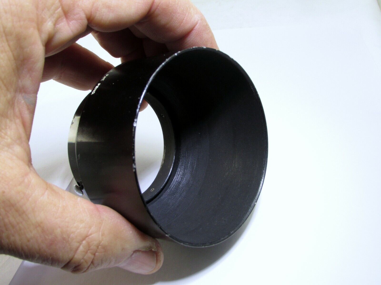 Nikon F Hood Shade Metal clip on for 13.5cm f3.5 85mm f2.0 10.5cm f2.5 Nikkor