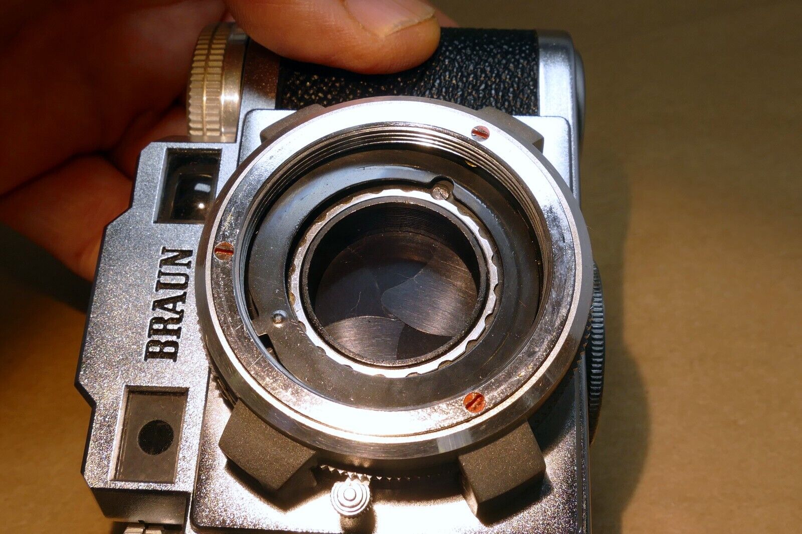 Braun Nurnberg Super II rangefinder camera body only double stroke winding