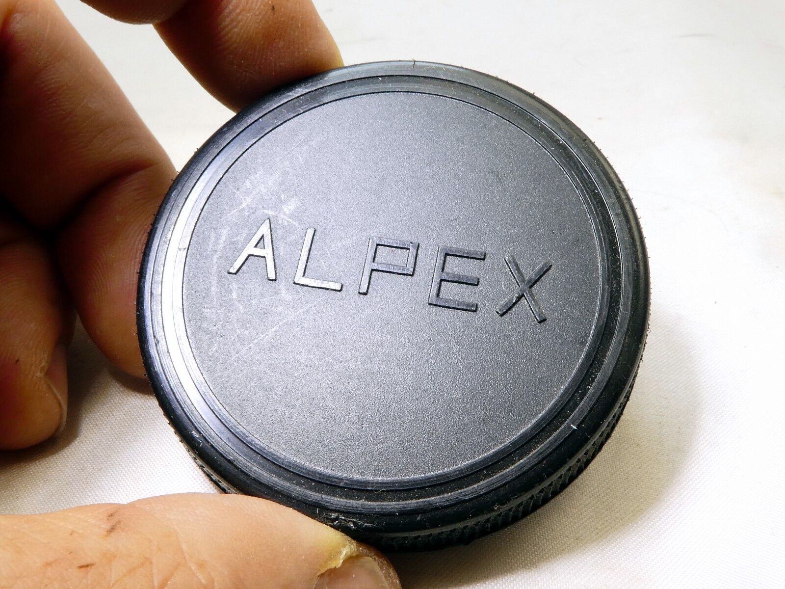 ALPEX front lens cap slip on type plastic 57mm  vintage