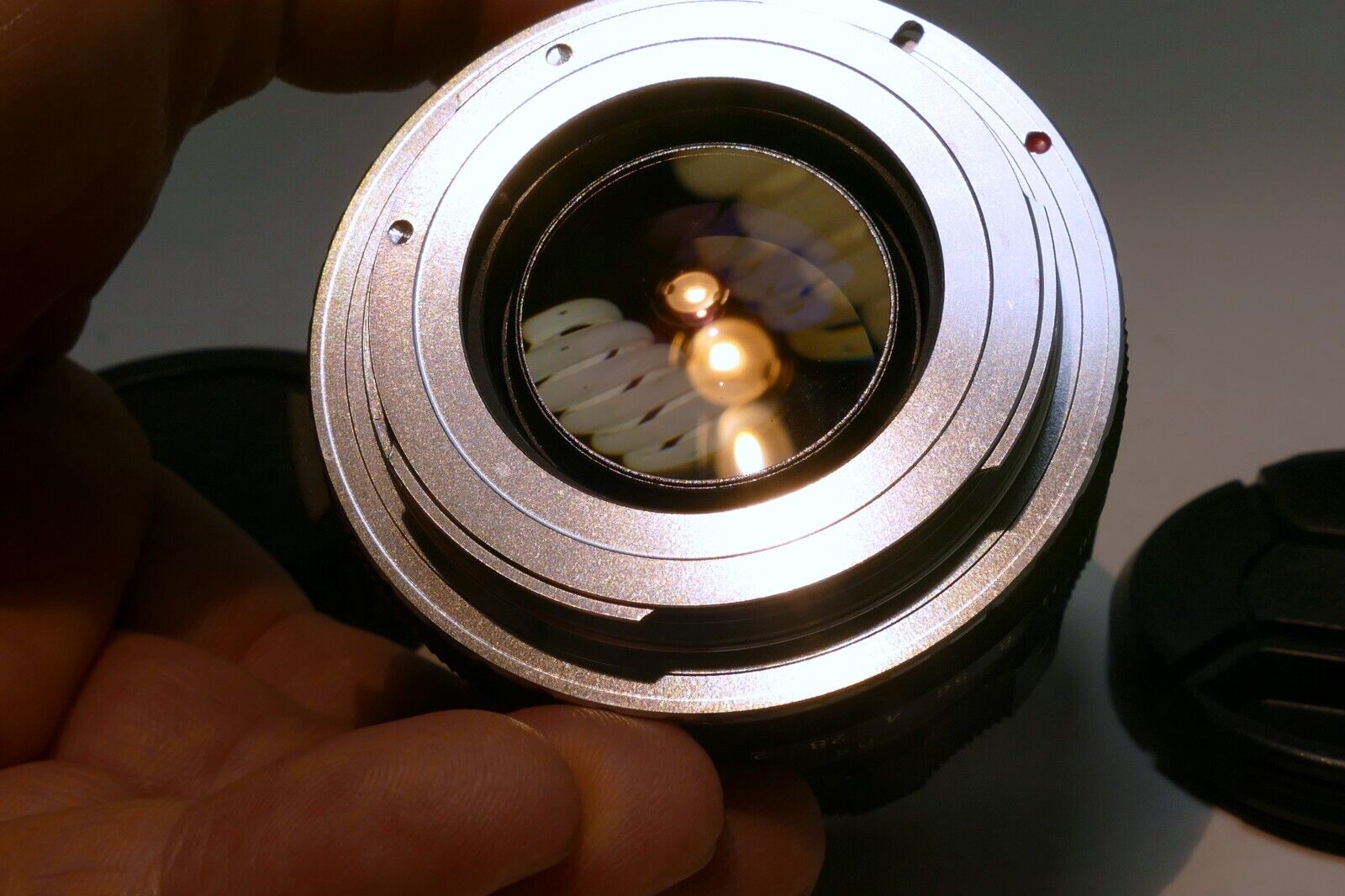 Rikenon 55mm f1.4 prime Manual lens adapted to Canon EOS EF camera T7i T8i