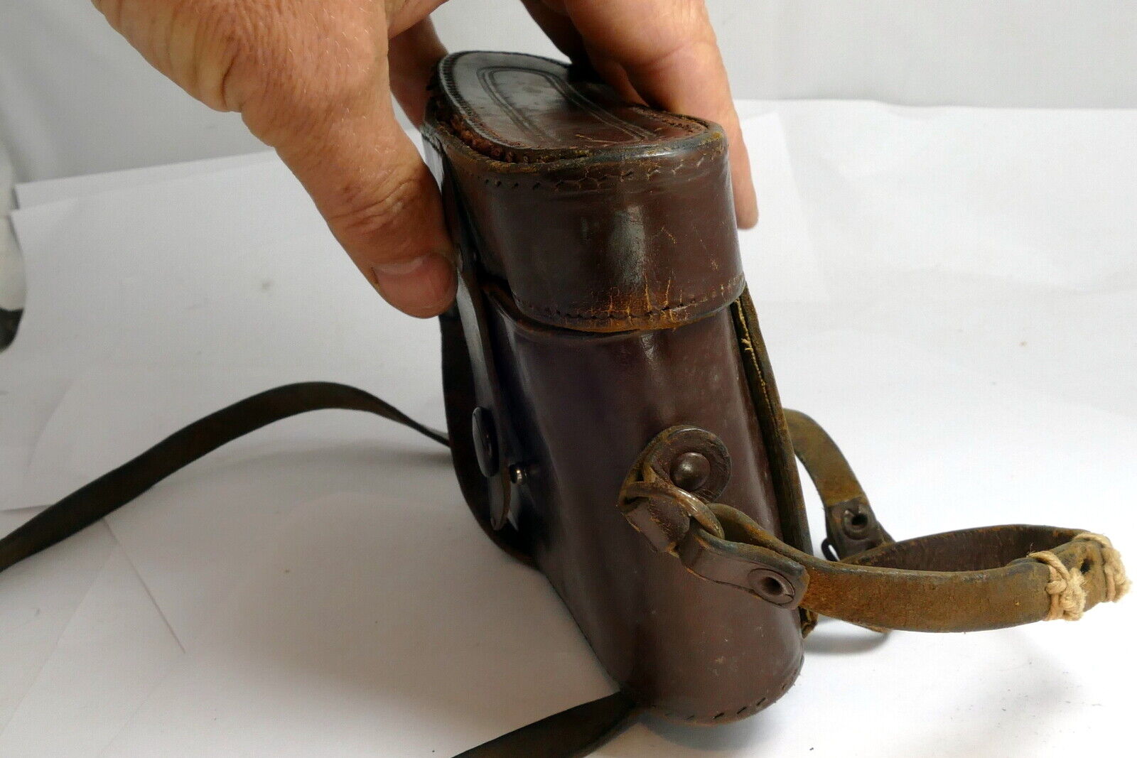 Leather case for Agfa 6X6 Jesolette Folding Camera Jgestar Lens 8.5cm f6.3
