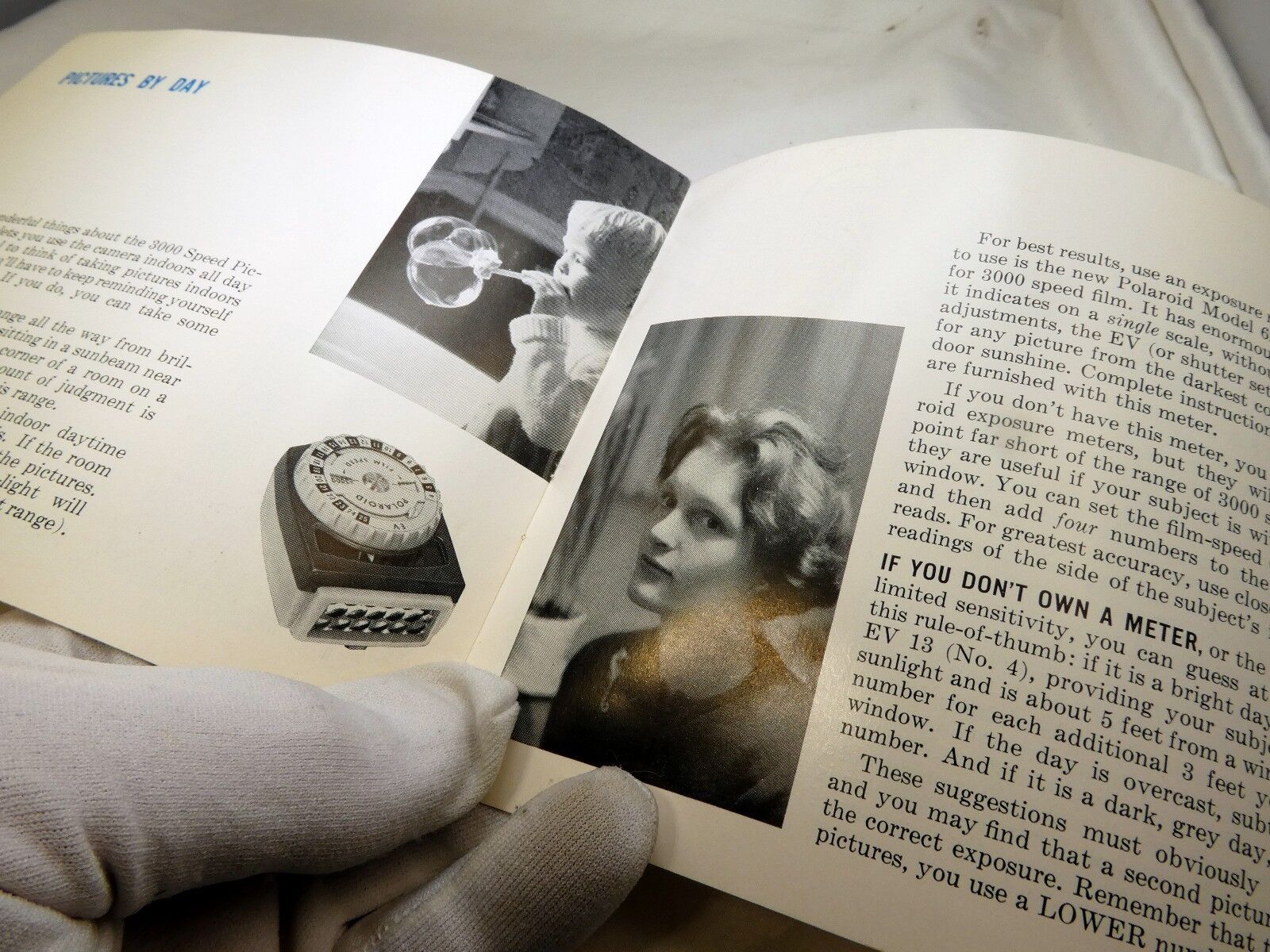 Polaroid 3000 speed film Instructions Manual Guide  English EN