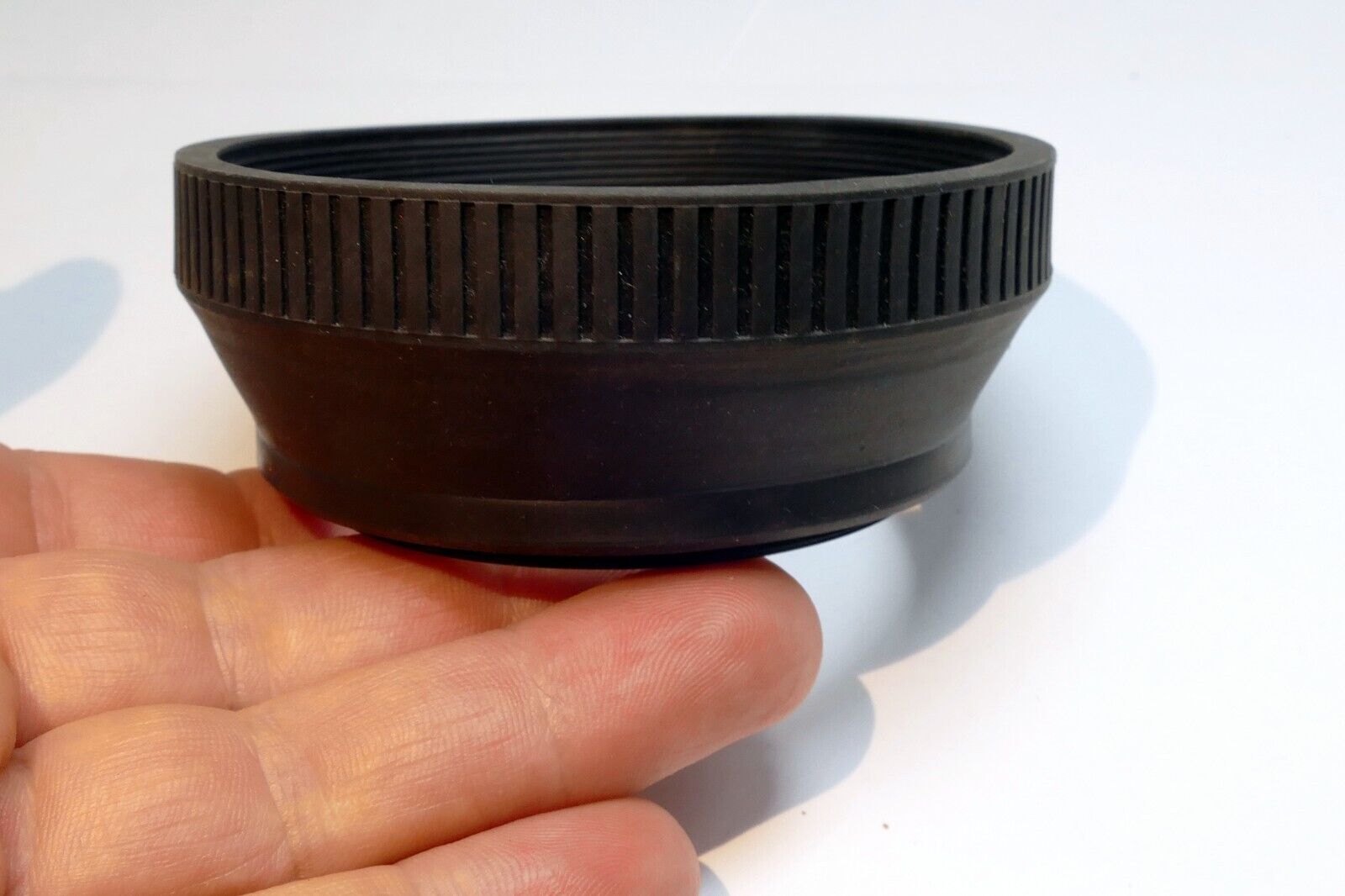 67mm Rubber Lens Hood Shade double threaded telephoto for 200mm