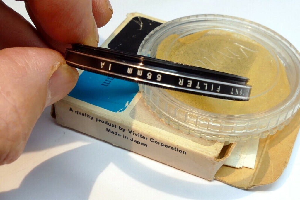 Vivitar 55mm Filter Skylight 1A  with plastic case (with some scratches)