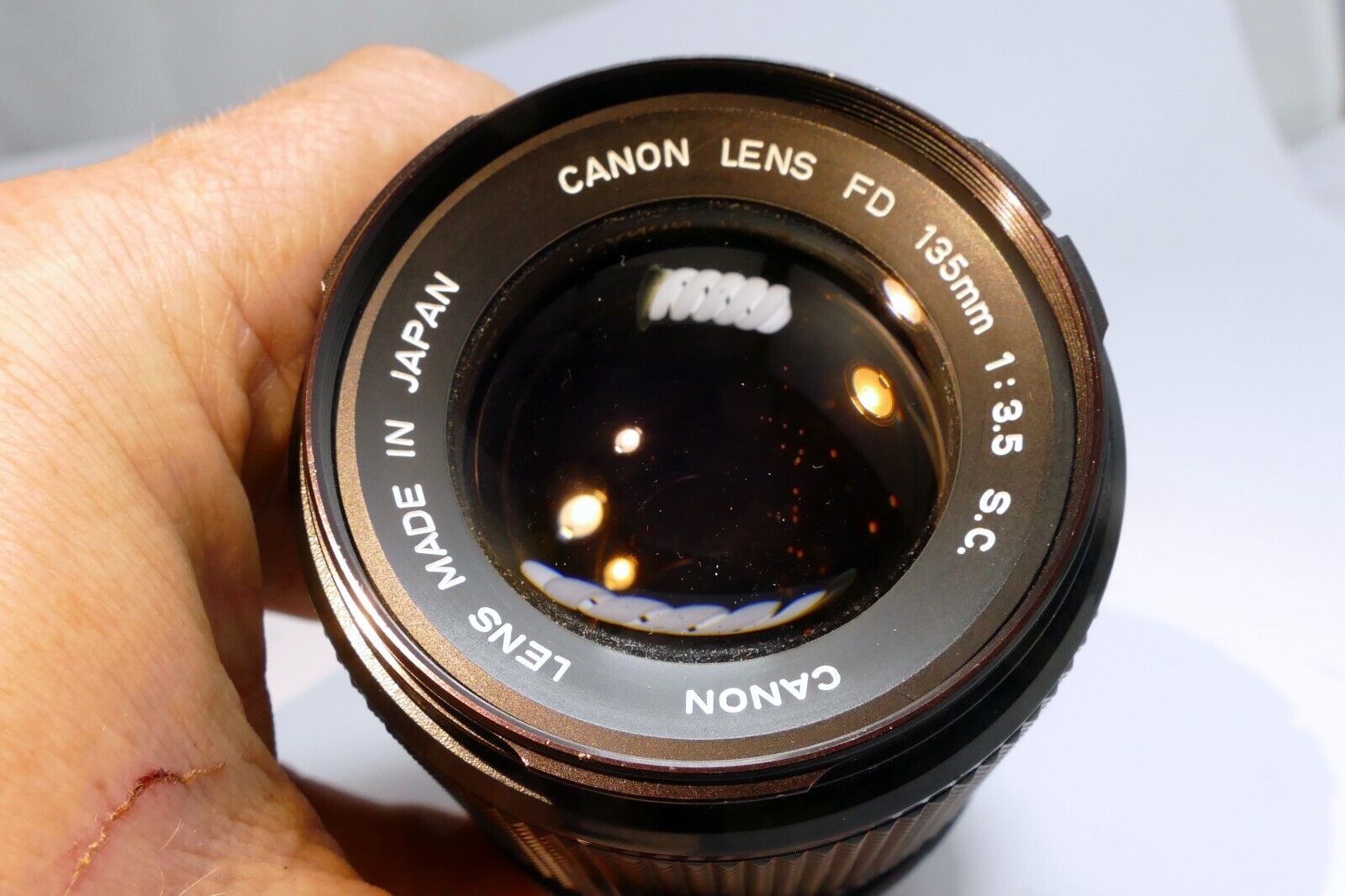 Canon 13mm f3.5 SC FD Lens for manual focus telephoto -   Aperture stuck AS IS