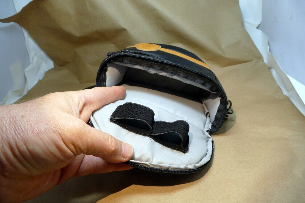 Mohawk digital camera messenger bag case with shoulder strap 6X5X3" native