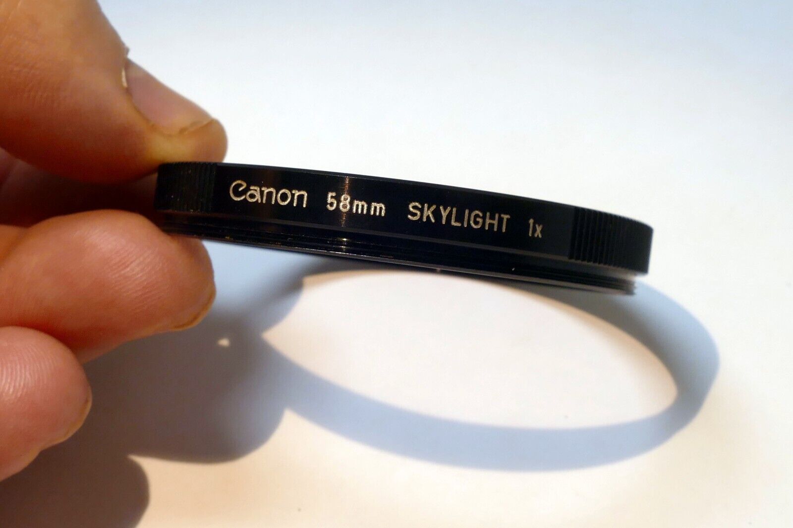 Canon SKY 1A 58mm Lens Filter Skylight 1X - Genuine OEM vintage used