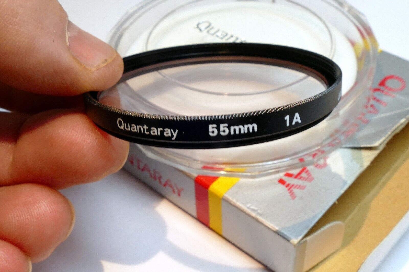 Quantaray 55mm Filter Skylight 1A  with plastic case mint condition