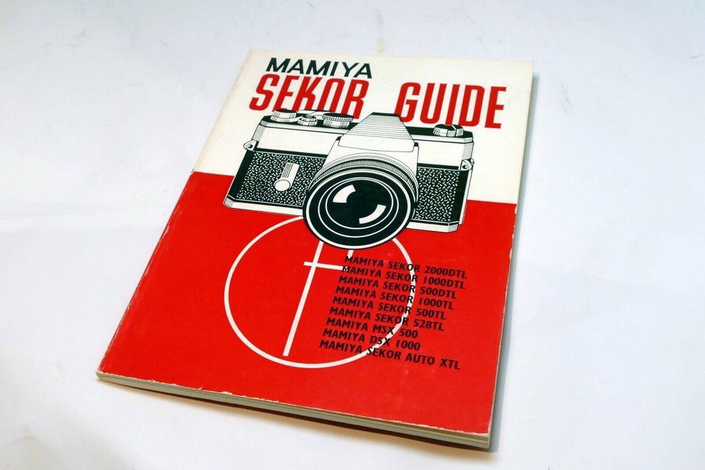 Mamiya Sekor  500 1000 528 XTL Film camera manual  Instruction Guide E English