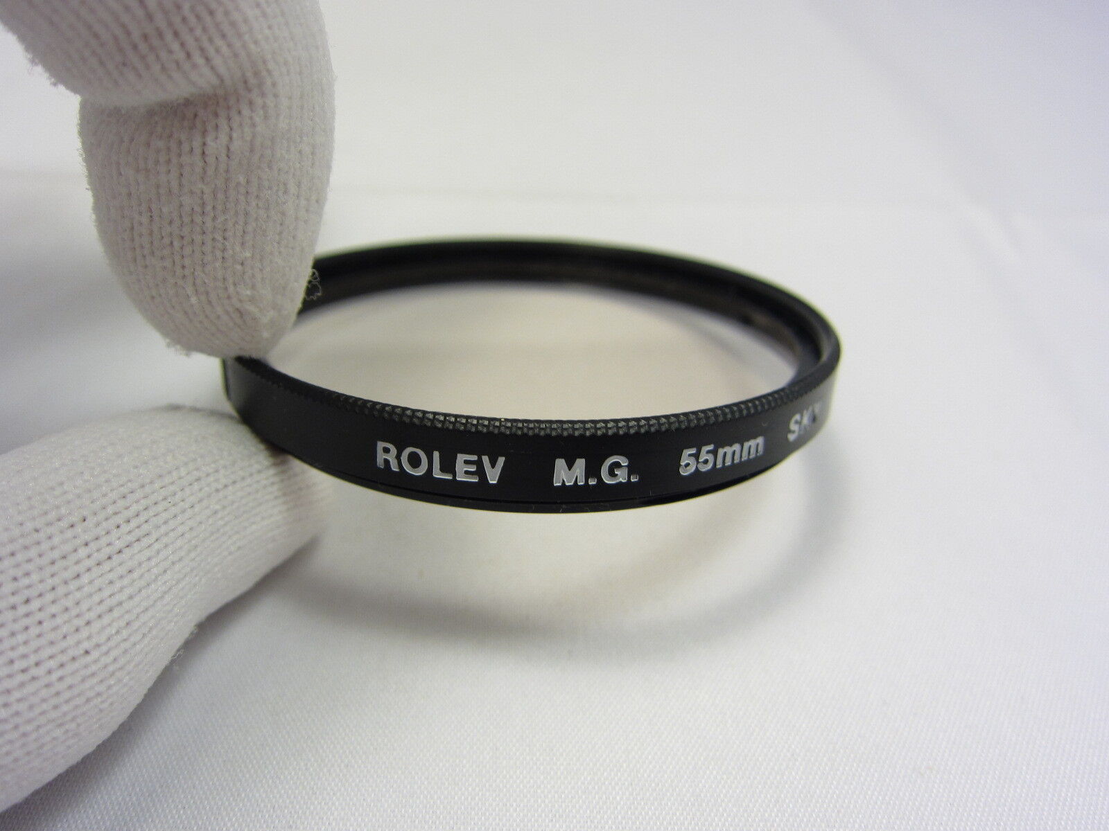 Used ROLEV M.G. 55mm SKY Lens Filter with Box Made in JAPAN 6410018
