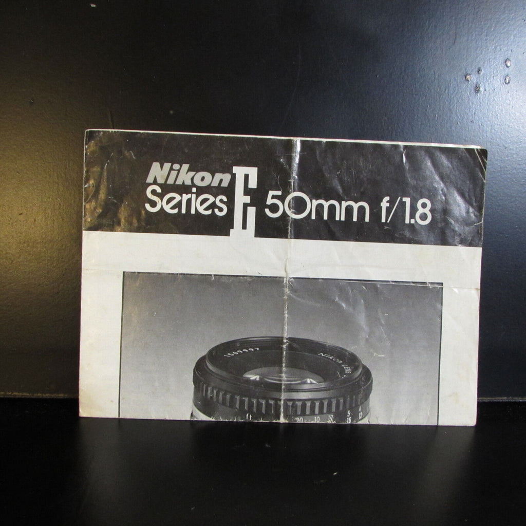 Used Nikon Series E 50m f/1.8 Lens Owner's Guide Manual O401404