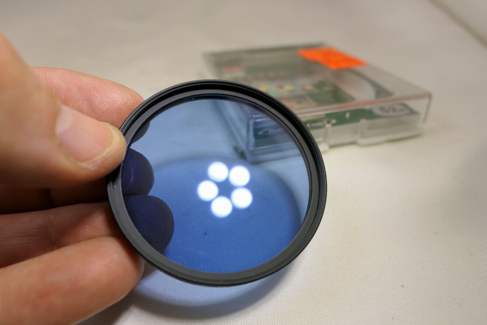 Kenko 52mm 80B Blue  Lens Filter screw in type boxed - Mint condition