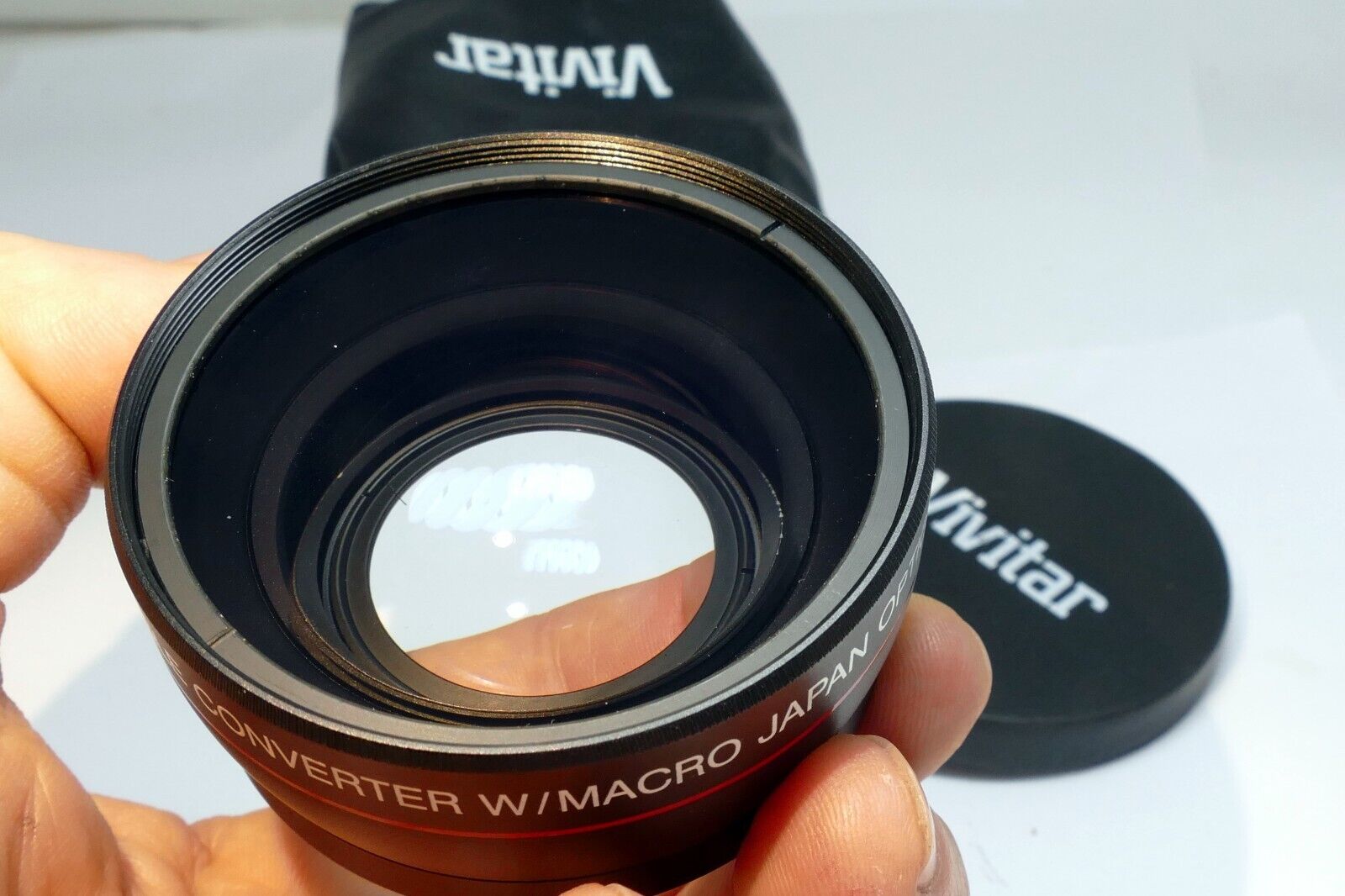 Vivitar 58mm High Definition AF 0.43X wide angle lens HD for DC DV camcorder AUX