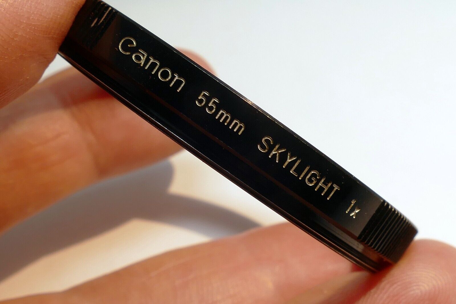 Canon 55mm Filter Skylight 1X 1A - genuine vintage for SSC SC FD EOM