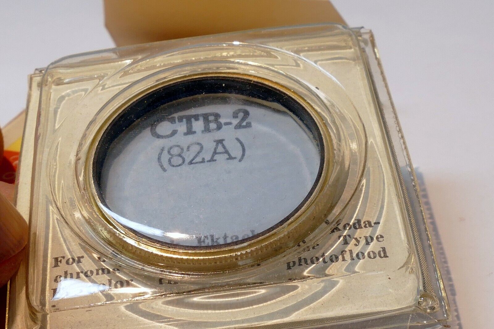 Ednalite Duraklad 82-A  Lens filter series V 5 30.2mm OD light blue cooling