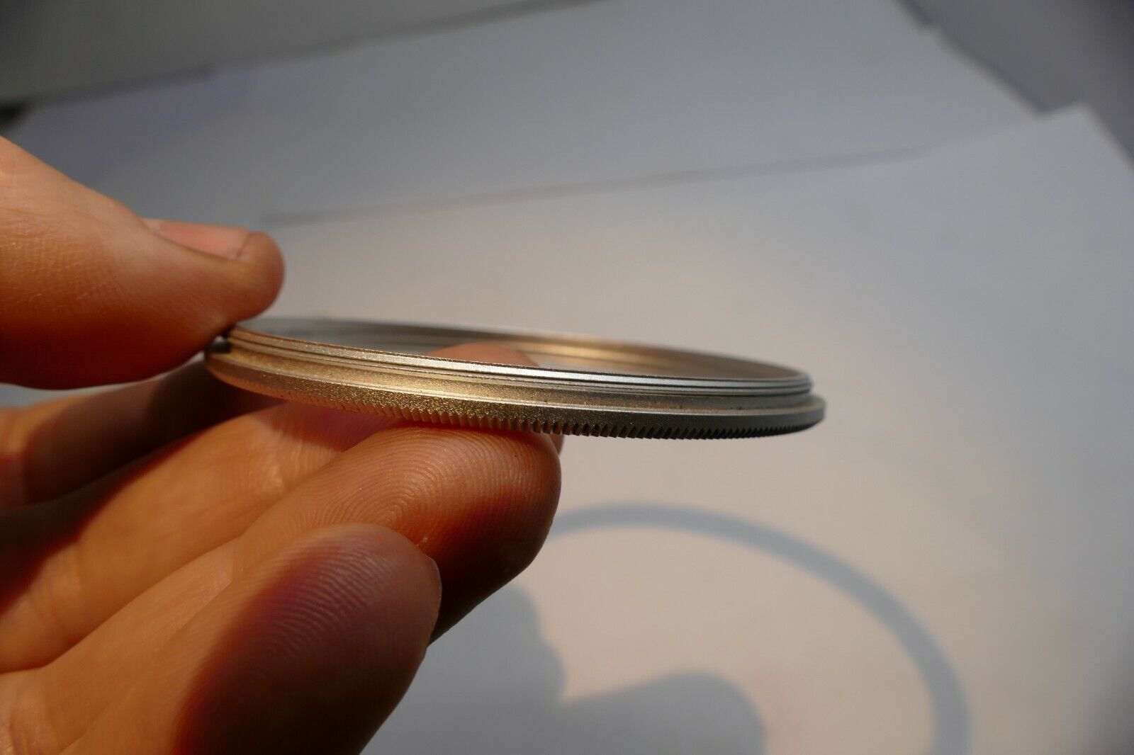 metal ring for Nikon 72mm  screw in cap male threads