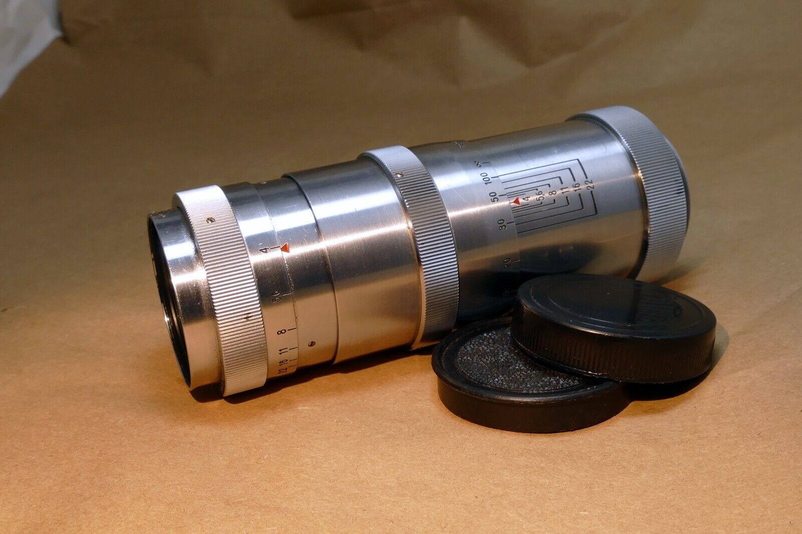 Carl Zeiss Jena Triotar 13.5cm f4.0 T M42 Lens Screw  Mount 135mm