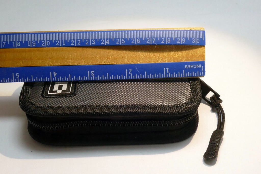 case soft pouch wallet case for camera accessory with zipper 2.5X4.5"