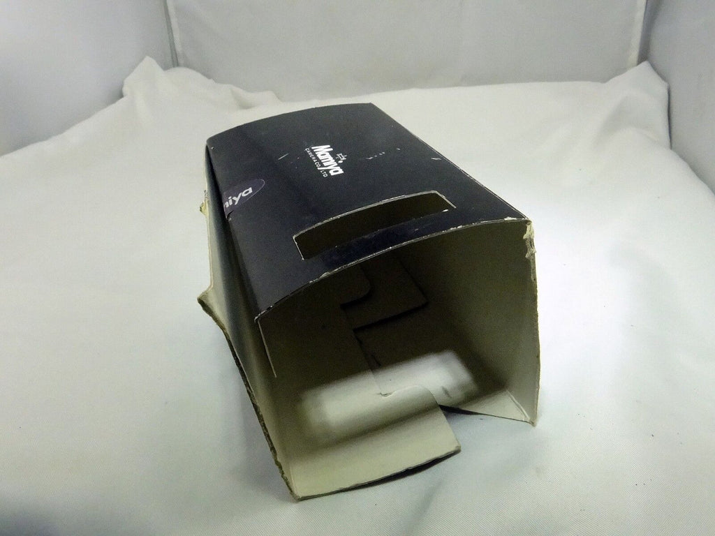 Empty box for Mamiya Sekor Macro E 50mm f3.5 Lens ZE with foam (damaged)