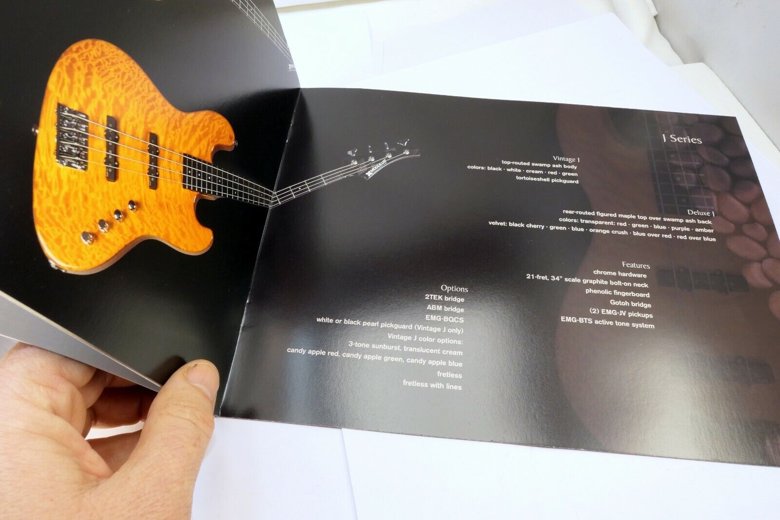 Modulus Guitars Brochure Sales list Advertisement Ad SonicHammer Quantum