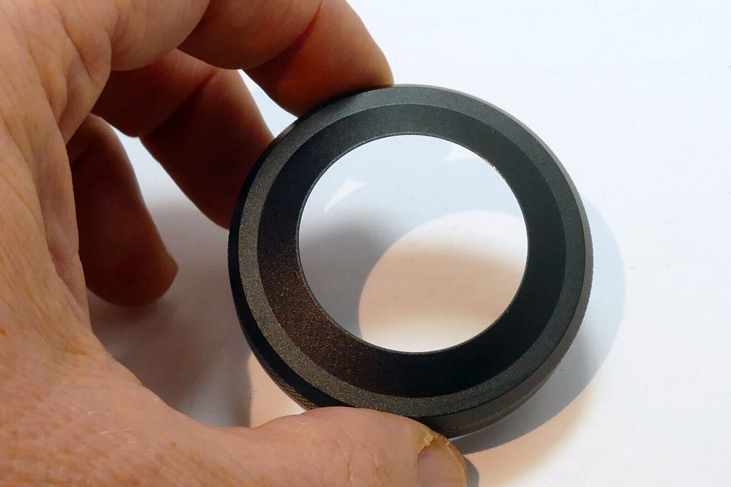 Haoge LH-X49B Black Metal Lens Hood Ring for Fujifilm X100F X100S X100T