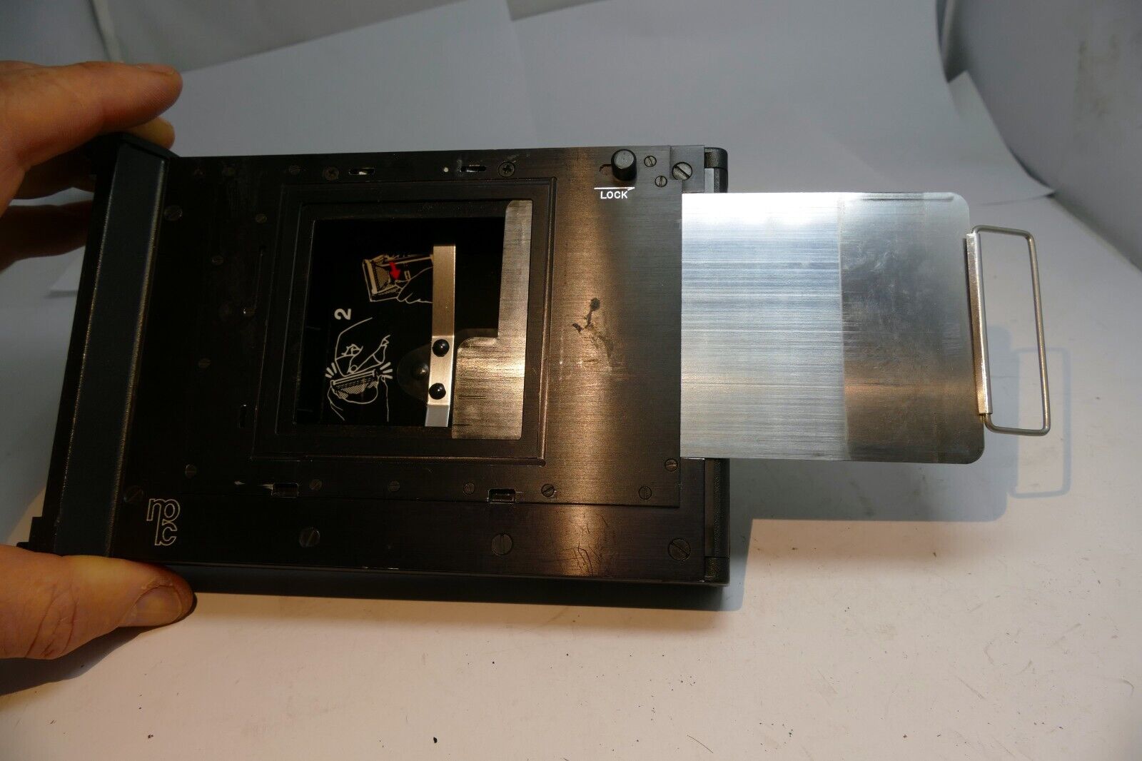 NPC Polaroid Back for 645 Mamiya camera with dark slide