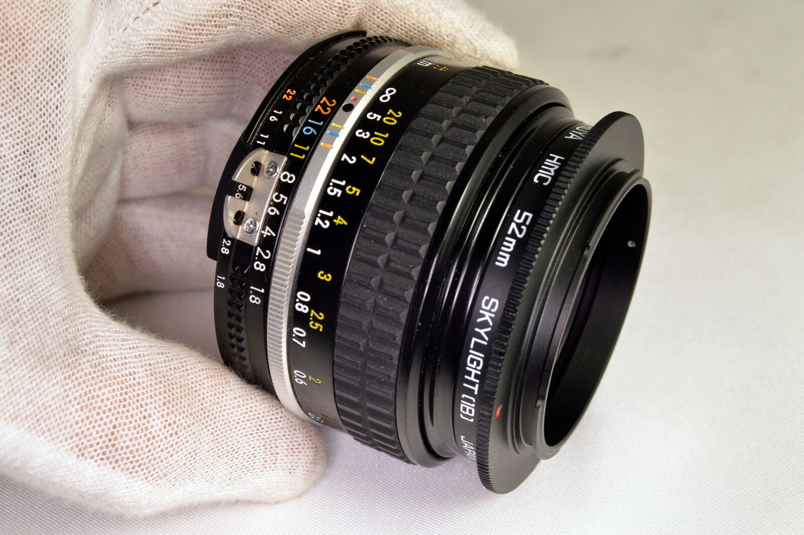 52mm to Nikon F camera mount adapter Reverse Ring for MACRO Micro BR-2 Free Ship
