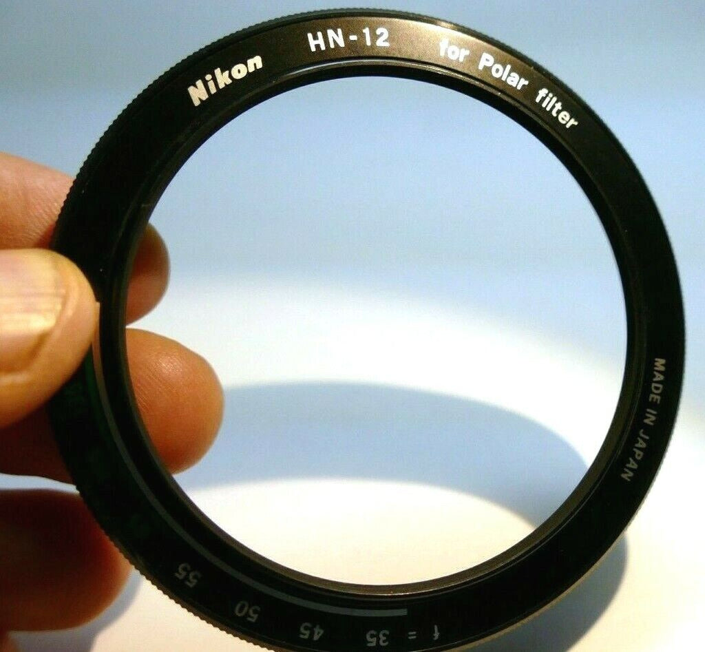 Nikon HN-12 Hood Shade for Polar Filter lower part  only 60mm OD (missing top)