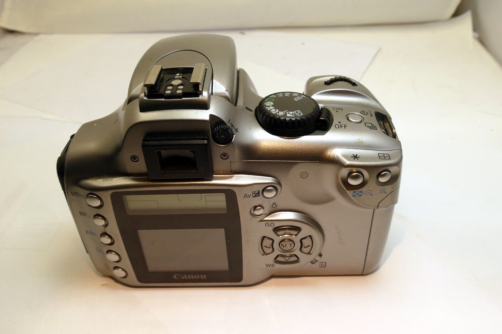 Canon EOS 300D 6MP Digital REBEL SLR Camera Silver (Body Only) - AS IS AS Found