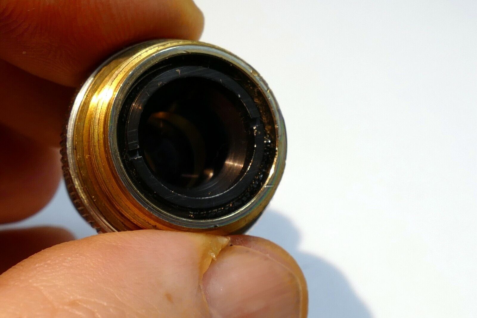AO Spencer 10X NA 0.25 Microscope Objective Lens 10X American Optical USA