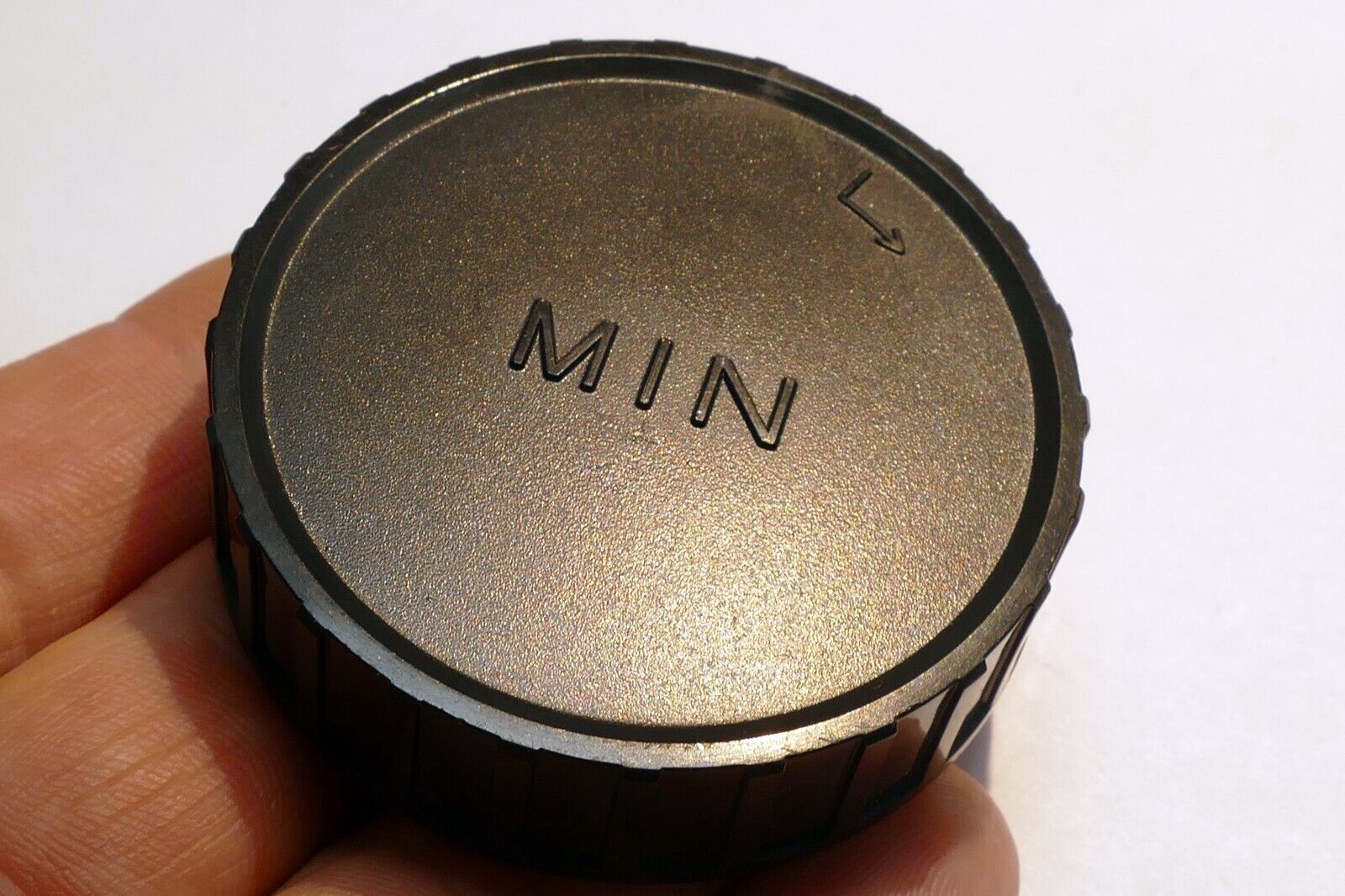 "MIN" REAR LENS CAP vintage for Minolta SR MC MD manual focus lenses