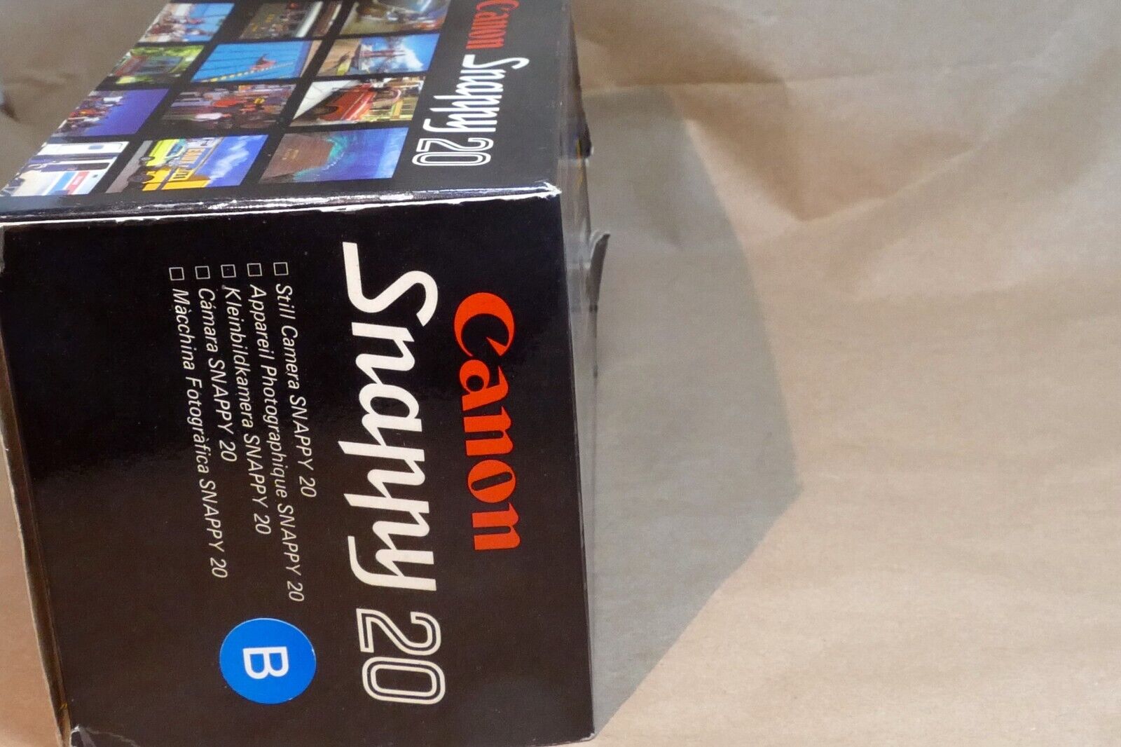 Canon Snappy-20  Empty Box (only ) for camera vintage with foam inserts