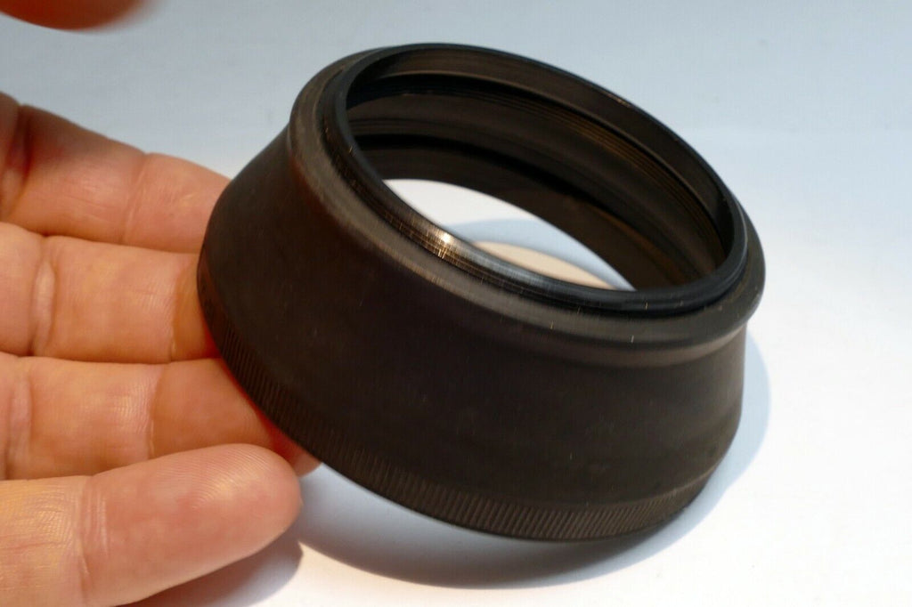 62mm Rubber Lens Hood Shade threaded screw in telephoto