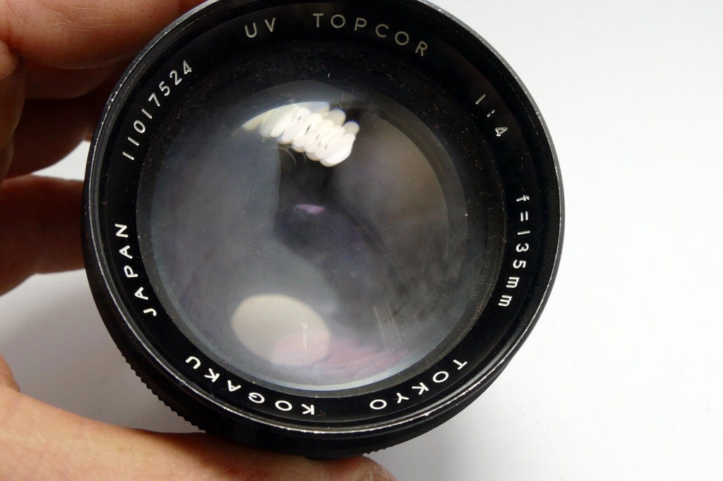 Topcon 135mm f/4 UV Topcor Lens - for parts or repair with fungus haze
