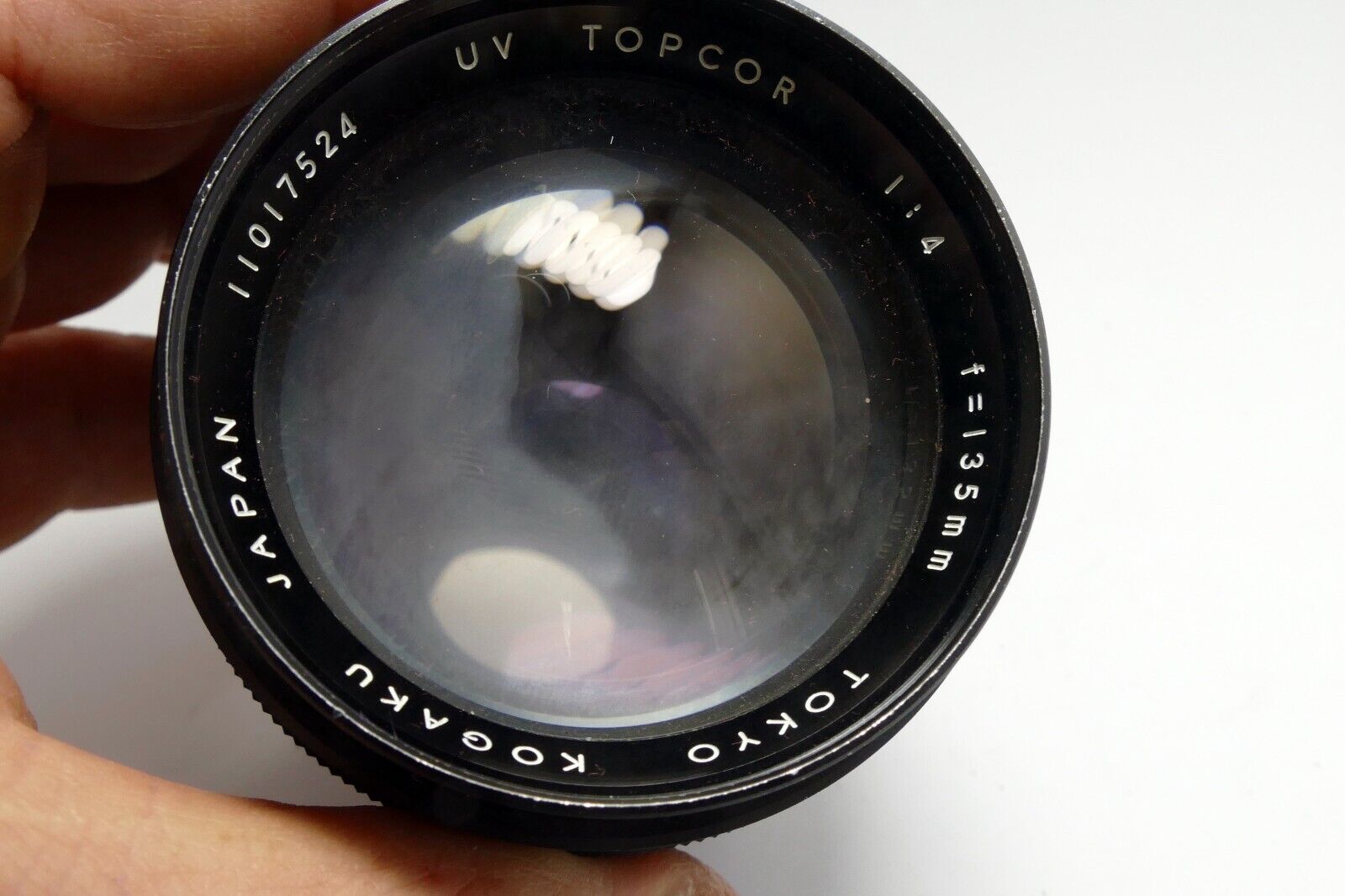 Topcon 135mm f/4 UV Topcor Lens - for parts or repair with fungus haze