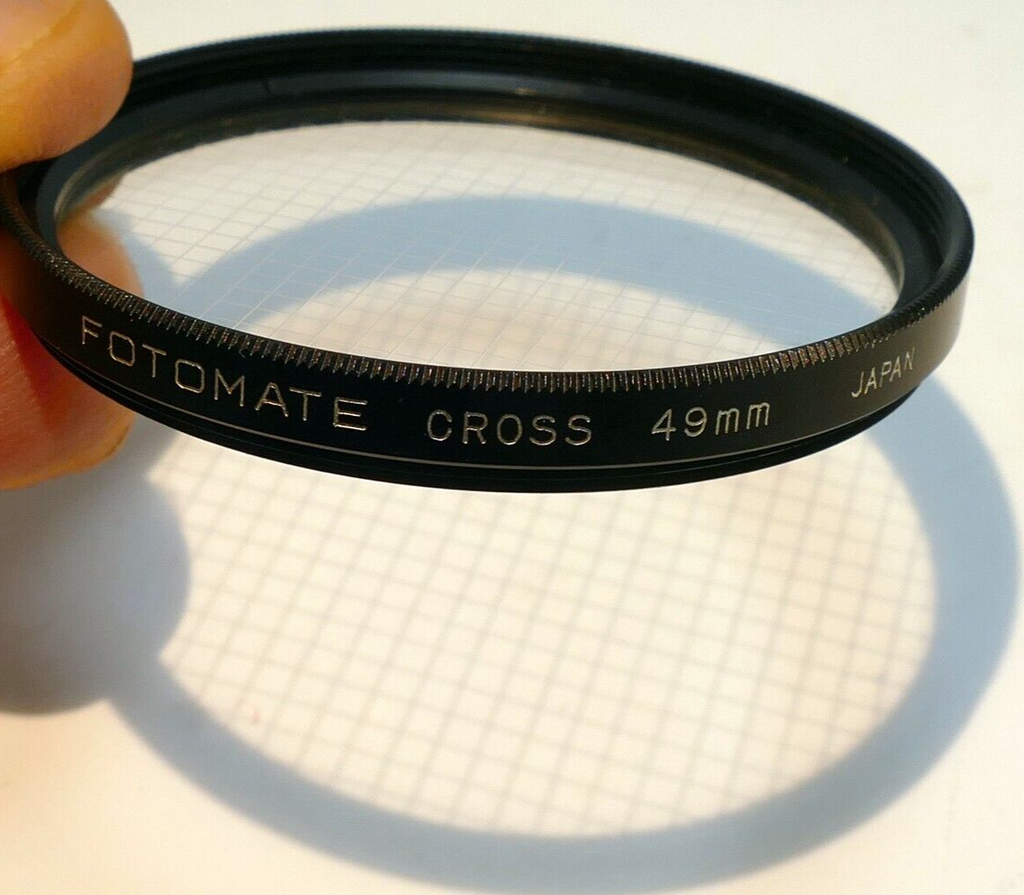 Fotomate 49mm Cross Screen 4 point CS Filter - excellent condition