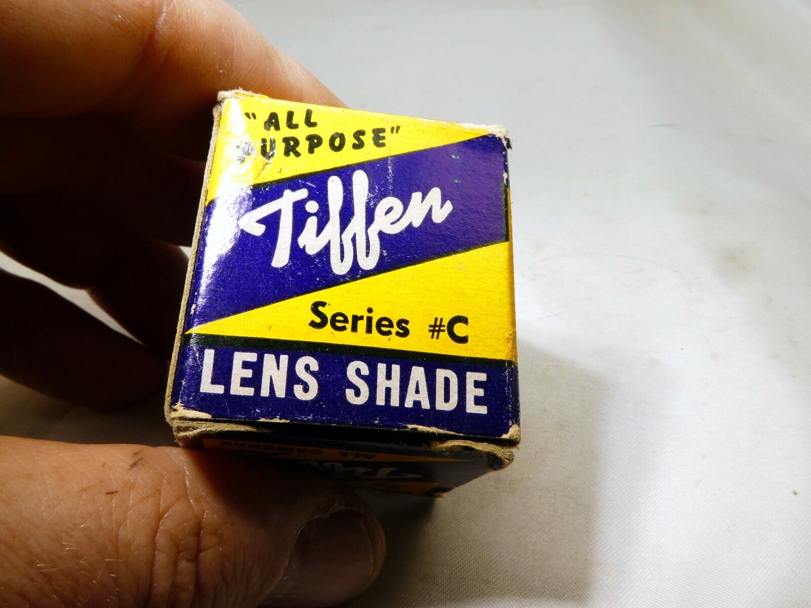 empty box only for vintage Tiffen Seres #C lens shade hood
