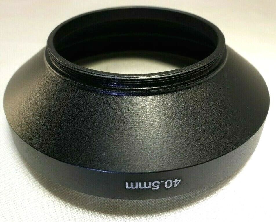 40.5mm Metal Sturdy LENS hood Wide Angle screw w/ threaded in front rim 62mm 3cm