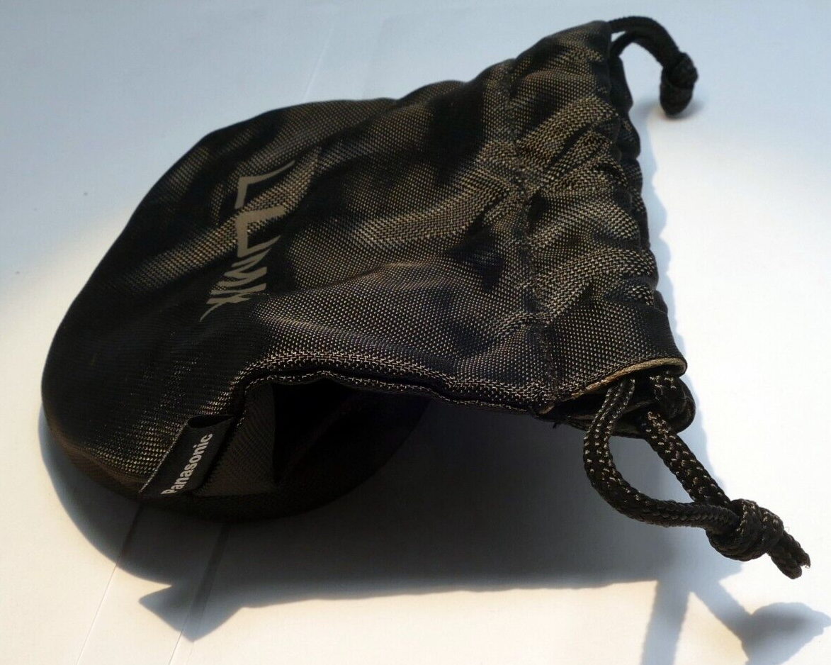 Panasonic Lumix canvas Lens Pouch Case for S 18mm f/1.8 L 24mm f/1.8 50mm f/1.8