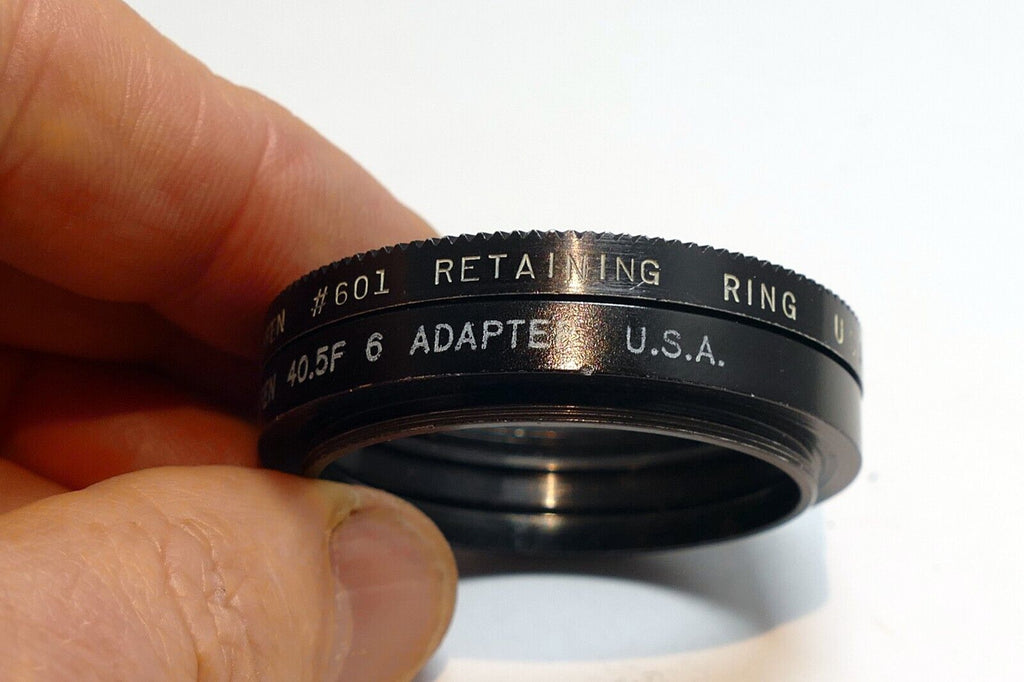 40.5mm to 44.5mm series VI 6 filter holder adapter w/ retaining ring No. 601 L39