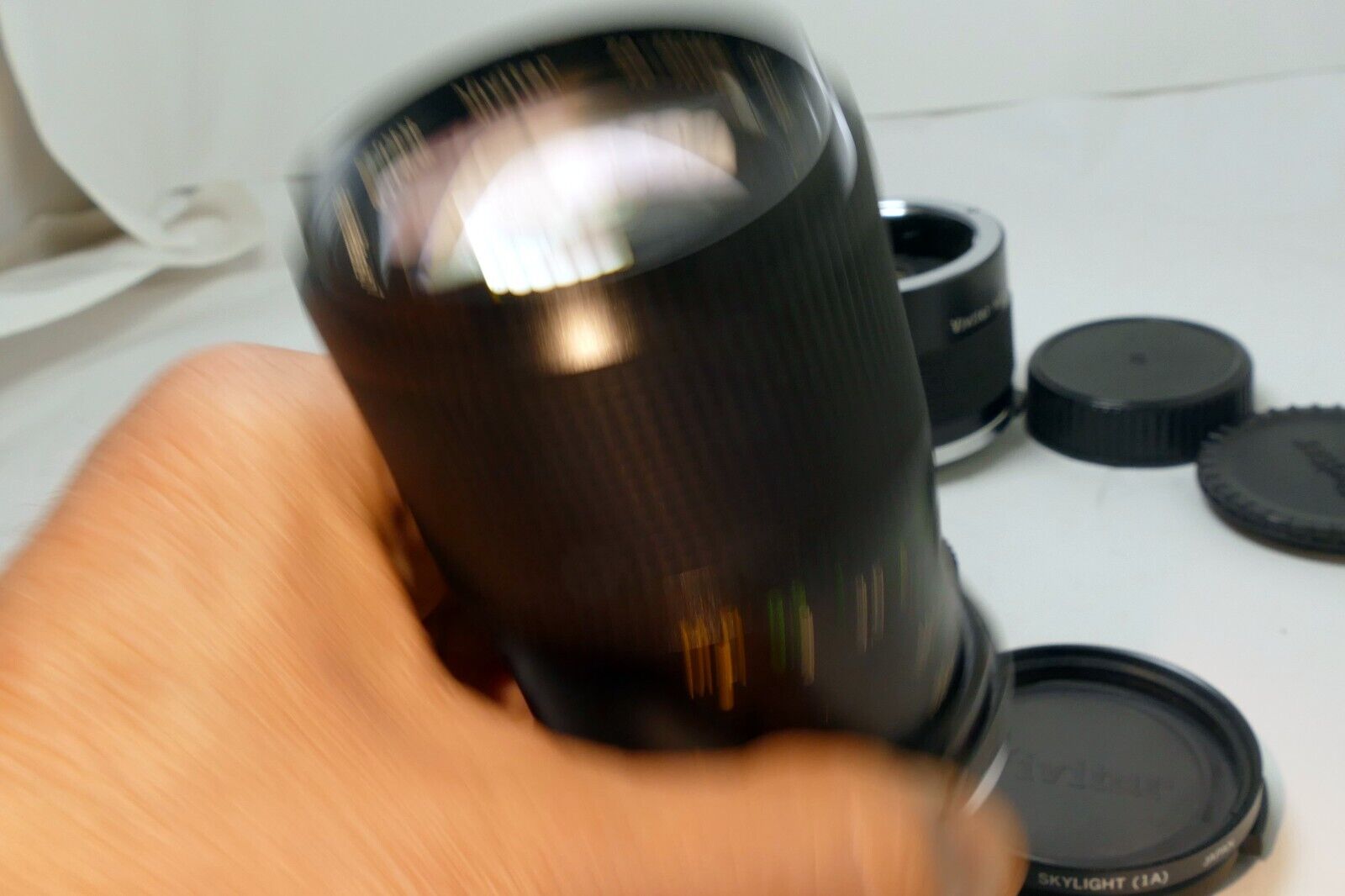 Vivitar 70-150mm f3.8 Manual Focus Lens w/ 2X teleconver Olympus OM mount - MINT