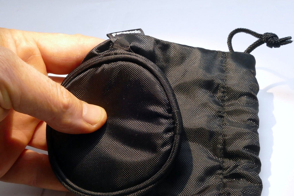 Panasonic Lumix canvas Lens Pouch Case for S 18mm f/1.8 L 24mm f/1.8 50mm f/1.8
