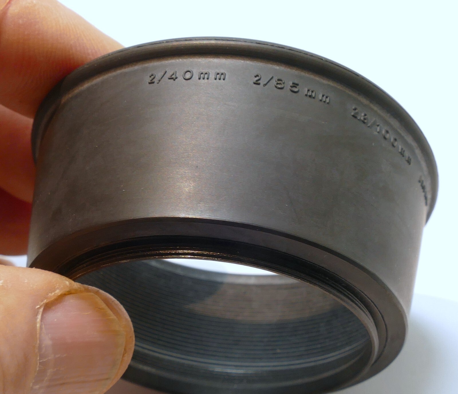 OLYMPUS 49mm Lens HOOD for 100mm f2.8  85mm f2 Zuiko OM 40mm f2 1:2 - OEM