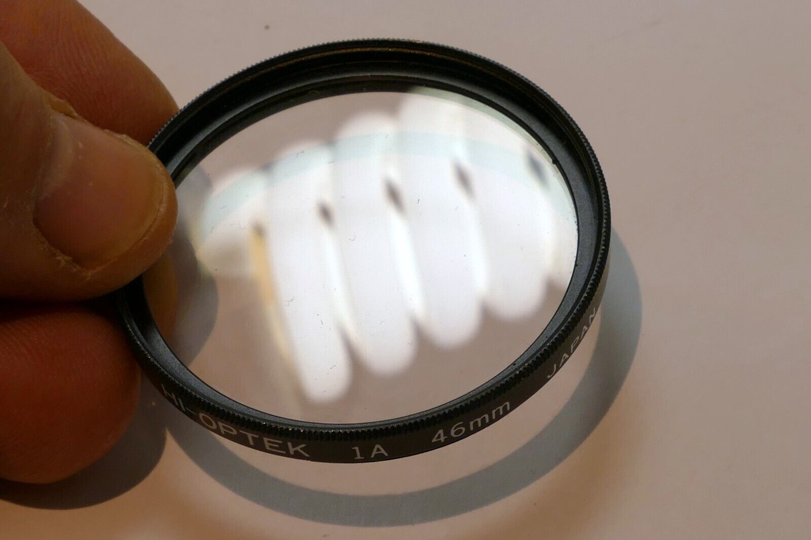 Hi-Optek 46mm Lens Filter 1A skylight sky Japan