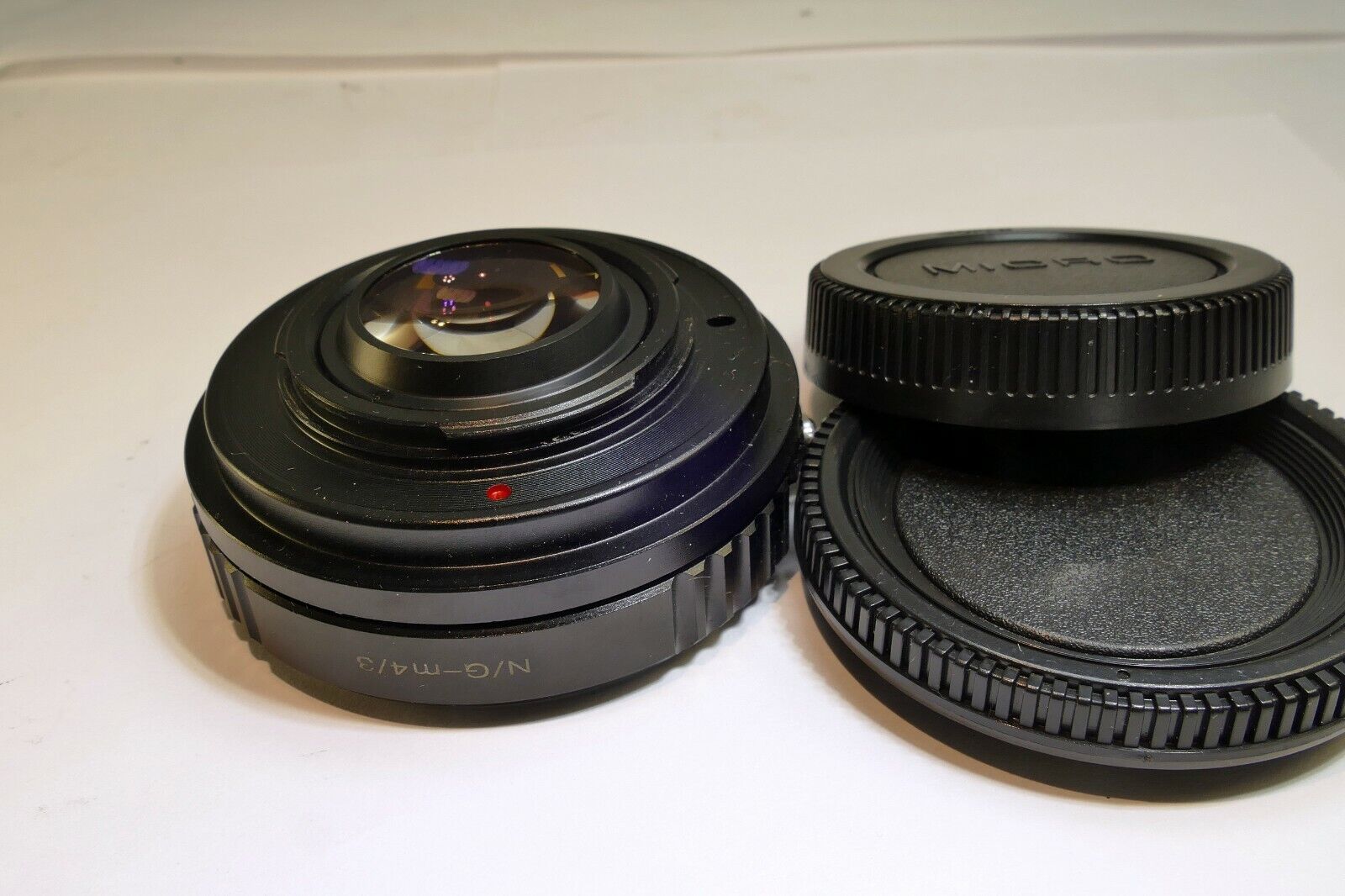 Focal Reducer Lens Booster Adapter Nikon G to M4/3 cameras Panasonic GH5 GH4