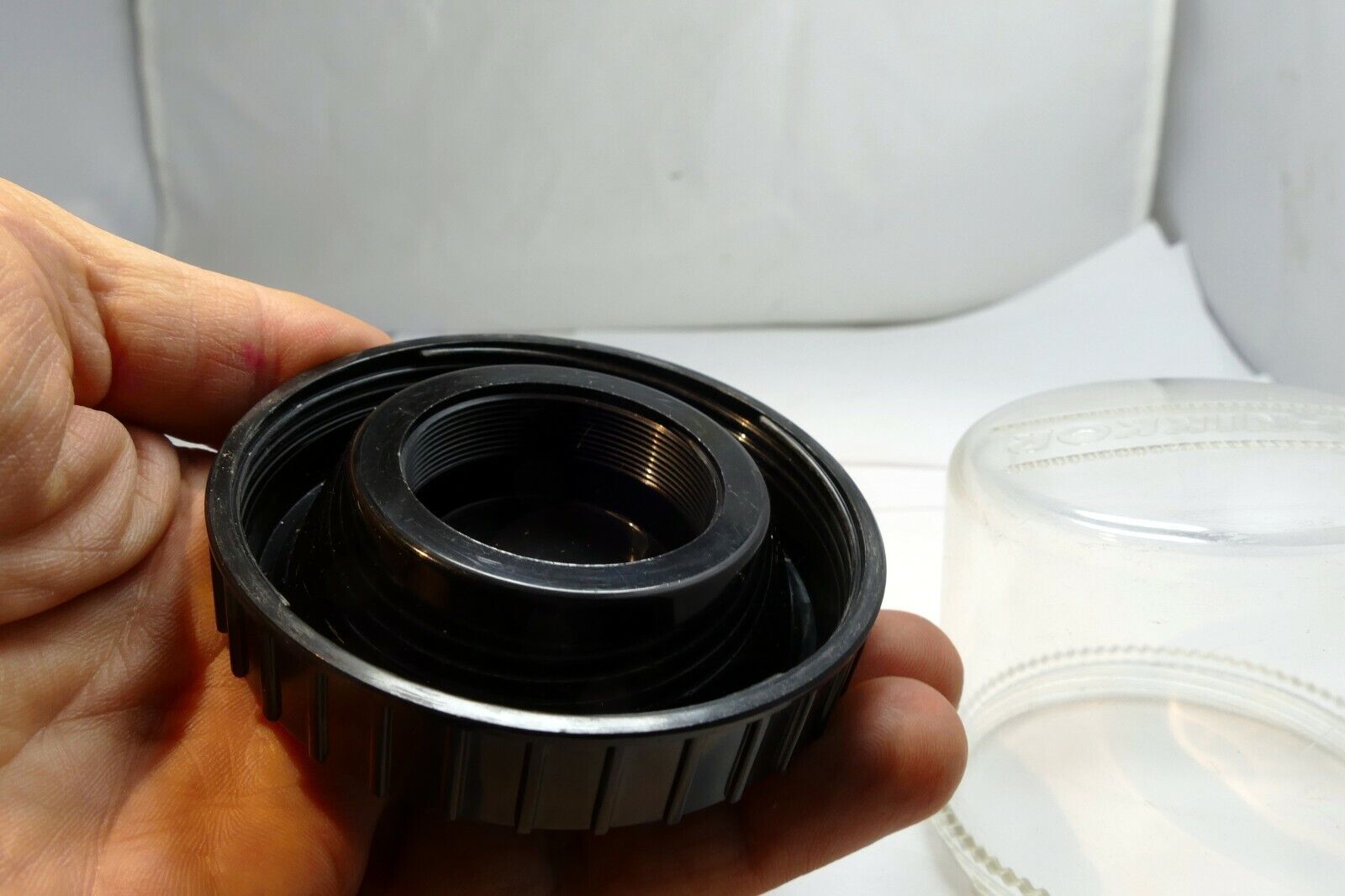 Nikon Empty Clear case for EL-Nikkor 39mm L39 screw in lens enlarger 75mm 50mm