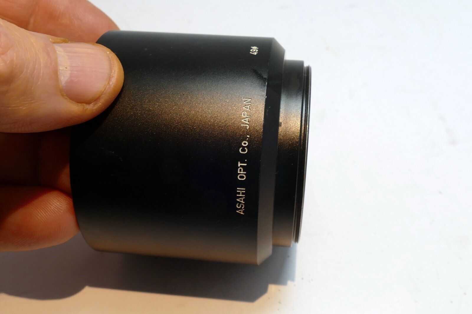 Pentax Takumar 49mm threaded Lens Hood Shade screw in Metal 135mm f3.5 150mm f4